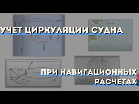 Видео: Учет Циркуляции судна при навигационных расчетах