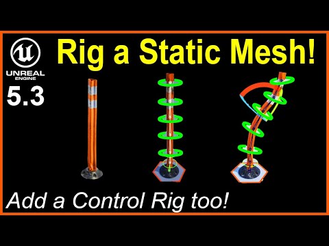 Видео: Научитесь создавать риг и анимировать статическую сетку-пропеллер непосредственно в Unreal Engine...