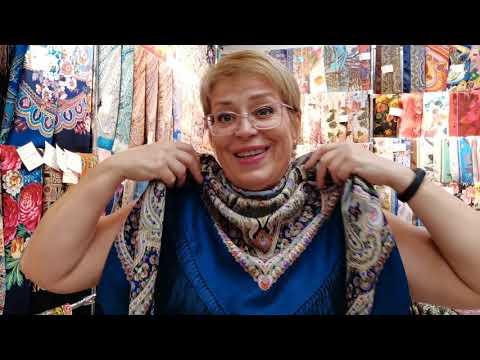 Видео: Фадеева Валерия. Часть 2. Павловопосадские платки в Минске