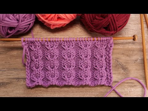 Видео: Twist узор спицами 🤞🏻 Twist knitting pattern