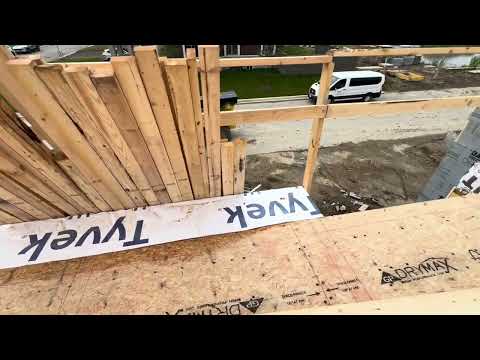 Видео: Начал строить второй этаж таунхауза/Second floor walls being built