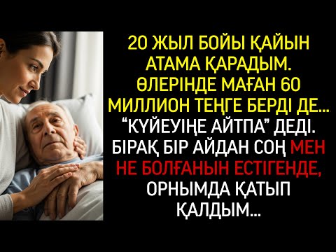 Видео: 20 жыл бойы қайын атама қарадым. Өлерінде маған 60 миллион теңге беріп, былай деді: