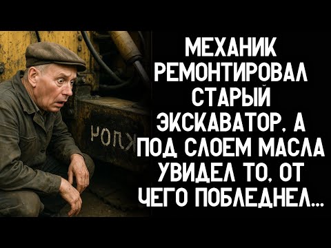 Видео: Механик чинил старый экскаватор, а под слоем масла увидел то, от чего потерял дар речи!
