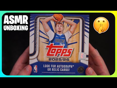 Видео: (ASMR) Распаковка Topps NBA 2025-2026, которая поможет вам СПАТЬ!