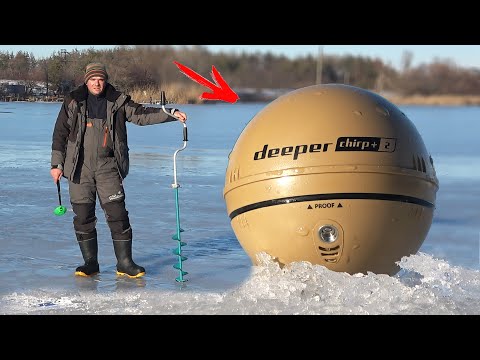 Видео: КАК НАЙТИ 100 РЫБ в ЛУНКЕ!!? Рыбалка ЗИМОЙ с Эхолотом DEEPER CHIRP+2 на реке Северский Донец