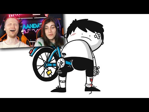Видео: МОИ ВЕЛОСИПЕДНЫЕ ТРАВМЫ! (анимация) | РЕАКЦИЯ на Мармажа