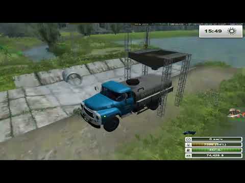 Видео: FarmingSimulator 2013.Карта :Бухалово.Уборка пшеницы продажа рыбы и муки.Серия 24.