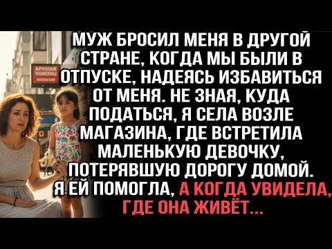 Видео: Муж бросил меня за границей.Помогла потерявшейся девочке найти дом оказалось, это особняк миллионера