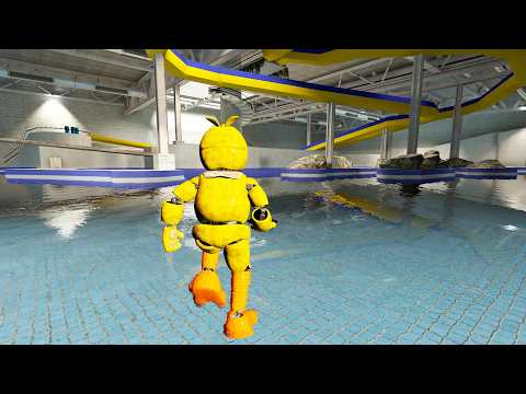 Видео: АНИМАТРОНИКИ В АКВАПАРКЕ ГОНЯЮТСЯ ЗА НАМИ FNAF COOP ► Garry's Mod