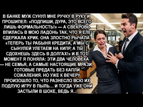 Видео: —ДРЯНЬ,Д*ХНИ ЗДЕСЬ В ДОЛГАХ,А МЫ С СЫНУЛЕЙ УЛЕТАЕМ НА КИПР,И ТОЛЬКО РЯВКНИ Я ТЕБЯ...-рычала свекровь