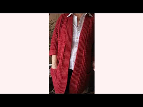 Видео: ВЯЗАНЫЙ КАРДИГАН. ПРОСТОЙ, УЮТНЫЙ.