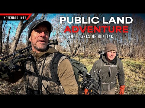 Видео: Приключение на общественных землях — Амос взял меня на охоту | Охота на белохвостых оленей с луко...
