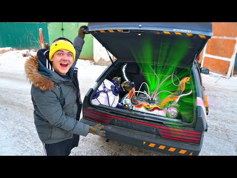 Видео: Открыли багажник реактивной восьмерки, а там...