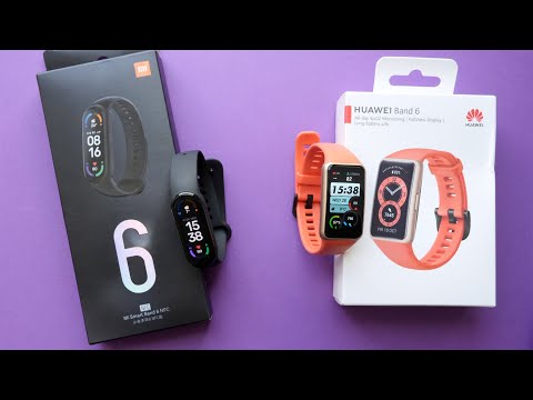 Видео: Обзор Xiaomi Mi Band 6 NFC vs Huawei Band 6