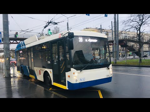 Видео: ТРОЛЗА-5265 ‘’Мегаполис’’ номер 1304, маршрут 39 (28.10.2025)