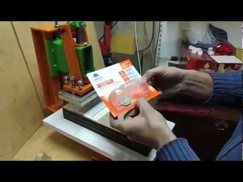 Видео: Станок для приварки ( запайки) блистеров V-olshe