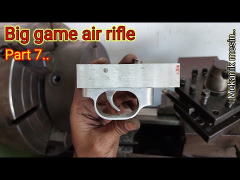 Видео: изготовление спускового крючка для пневматической винтовки PCP