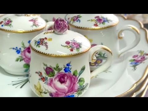 Видео: Сегодня у нас на обзоре столовый сервиз  Meissen музейного уровня, конца 18 века 