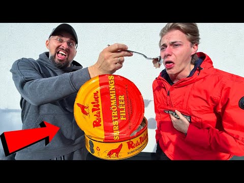 Видео: РВОТНАЯ рыба...НАКАЗАНИЕ для ДАНИ...SURSTROMMINGS...