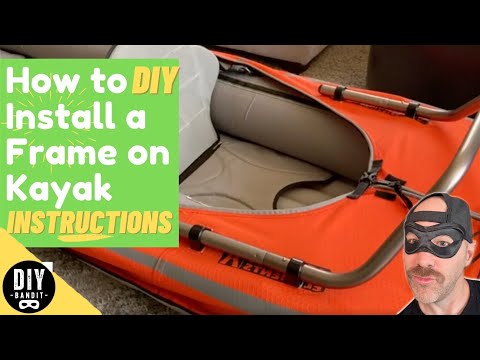 Видео: 🔥 Надувной каяк➔ Инструкция — как самостоятельно установить раму для аксессуаров (ADVANCED ELEMEN...