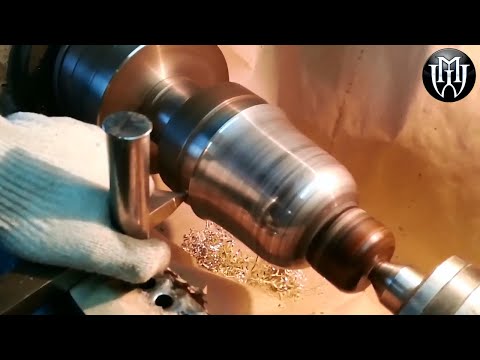 Видео: КАК СДЕЛАТЬ СЕРЕБРЯНЫЙ СТАКАН на токарном станке / ручная работа