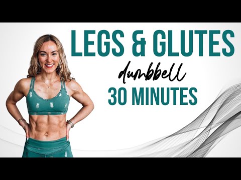 Видео: 30-минутная тренировка для ног и ягодиц дома || интенсивная тренировка с гантелями