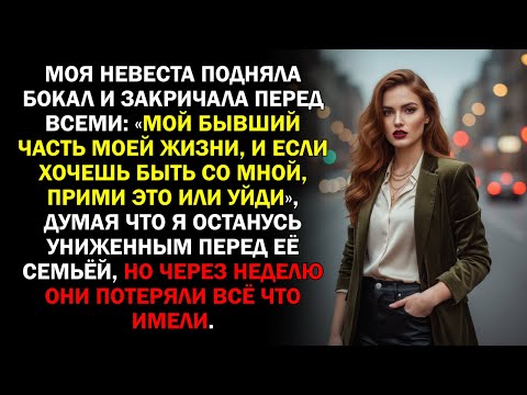 Видео: Моя невеста подняла бокал и закричала перед всеми: «Мой бывший часть моей жизни, и если хочешь...