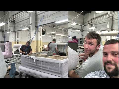 Видео: Работа на мебельной фабрике. Первая часть (Общая информация о заводе. Цех оклейки поролоном)