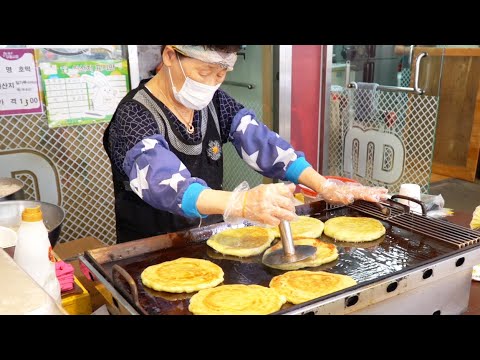 Видео: Пробуем хотток полыни, приготовленный из свежесобранной полыни ТОП4 / Корейская уличная еда