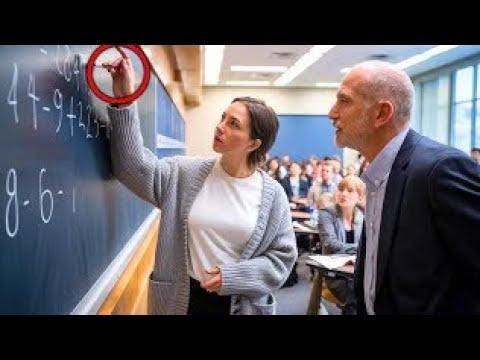 Видео: Элитный учитель заставляет простую женщину решить математическую задачу, не подозревая, что она — 