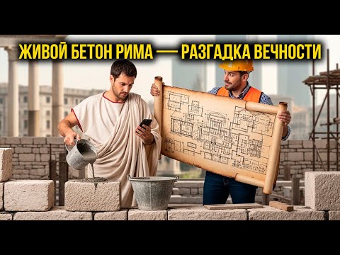 Видео: Как римляне создали бетон, который лечит себя сам?