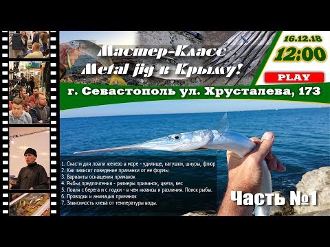 Видео: Мастер-Класс: Ловля на Metal jig (Пилькер) на Черном море. Часть первая.