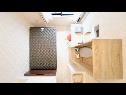 Видео: Эпизод 20 — Квартира «Паук и микро» в Токио 🏠🕸️ — 12,75 кв. м / 137,2 кв. фута