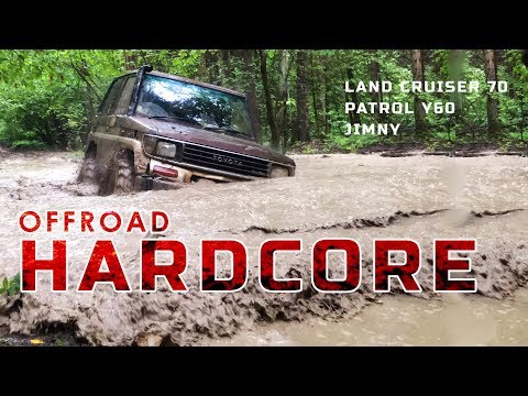 Видео: Жесть. Land Cruiser Prado 70, Nissan Patrol Y60, Suzuki Jimny