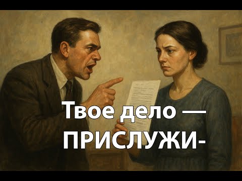 Видео: "Твое дело — ПРИСЛУЖИВАТЬ!" - заявил муж. Но жена молча показала ему ОДИН документ.