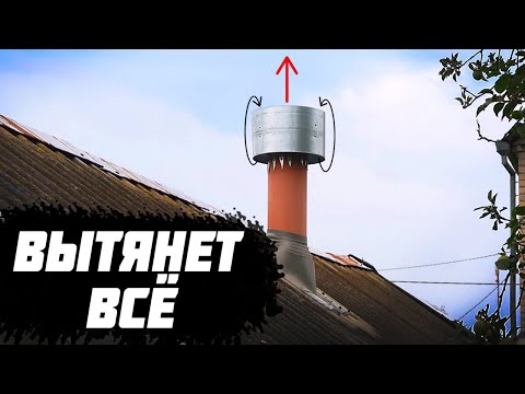 Видео: Дефлектор ЦАГИ (грибок) для ВЕНТИЛЯЦИИ