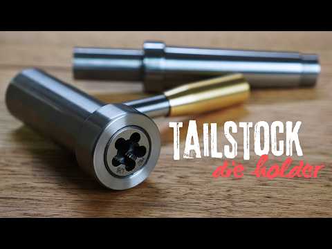 Видео: Изготовление простого держателя плашки для резьбы задней бабки