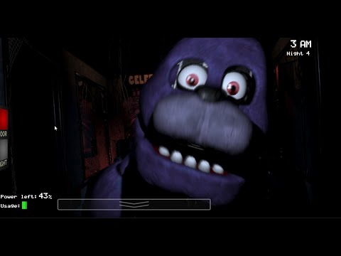 Видео: прошёл 3 ночь во фнафе и умер на 4 ночи на хелолоуин в Five nights at freddys