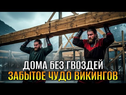 Видео: Как Викинги строили дома на 300 лет БЕЗ единого гвоздя!