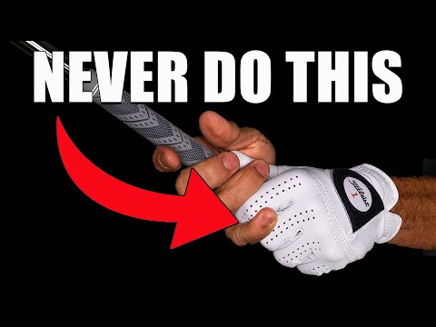 Видео: Никогда не делайте этого с перекрывающейся рукояткой клюшки для гольфа!