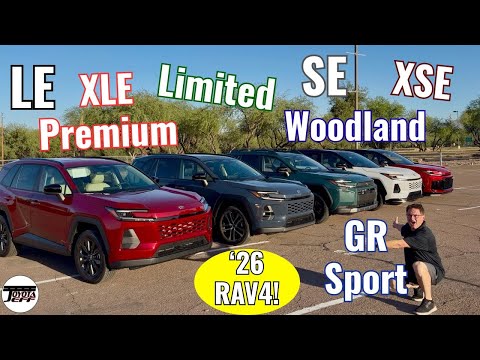 Видео: СРАВНЕНИЕ ВСЕХ комплектаций Toyota RAV4 2026 года!