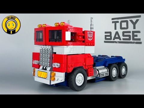 Видео: 【LEGO Optimus Prime transform!】Лего 10302 Оптимус Прайм Лего кирпичный грузовик робот игрушки