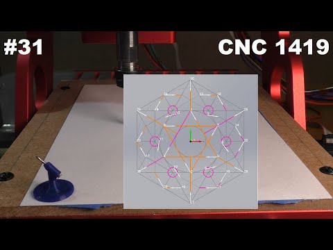 Видео: #31.  CNC 1419 - Тест станка рисованием
