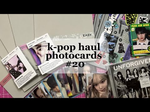 Видео: распаковка le sserafim, aespa, boynextdoor ⚡️