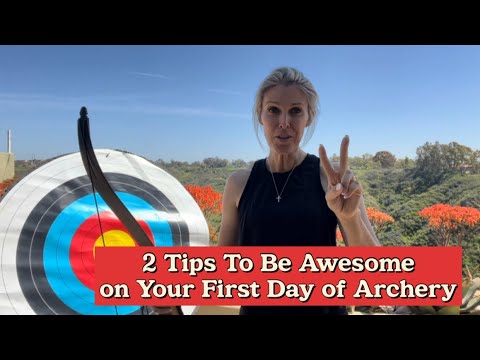 Видео: Стрельба из лука: как добиться успеха в первый день занятий по стрельбе из лука