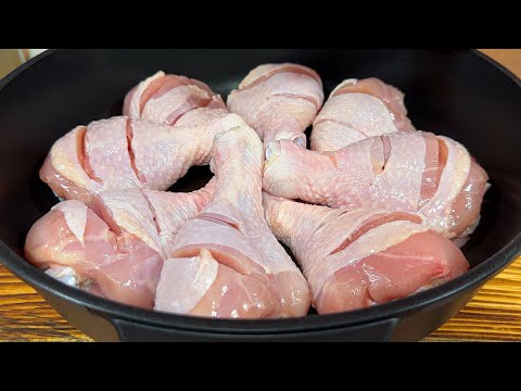 Видео: Никогда не ел таких вкусных куриных бедрышек! Я научился этому трюку в ресторане! Вкусно!