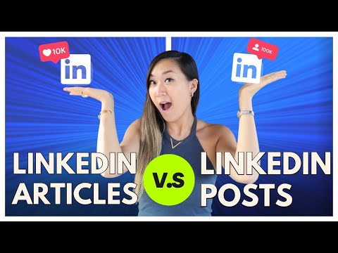 Видео: Плюсы и минусы статей LinkedIn и постов LinkedIn