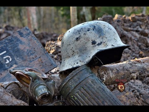 Видео: Тайна белого немецкого шлема / The secret of the white German helmet