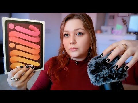Видео: АСМР приятный шепот + триггеры + распаковка iPad mini 7 (2024) 🍏 ASMR unboxing