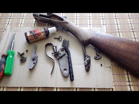 Видео: Реставрируем ружье, ТОЗ БМ, Часть 2, разобрал, почистил, вымыл, проверил тонированное масло